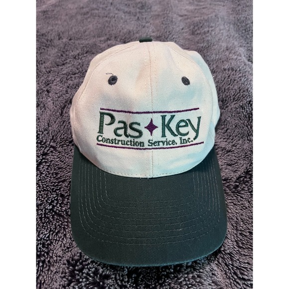 The Unbranded Brand Other - Pas‎ Key Construction Services Hat White Green Snapback